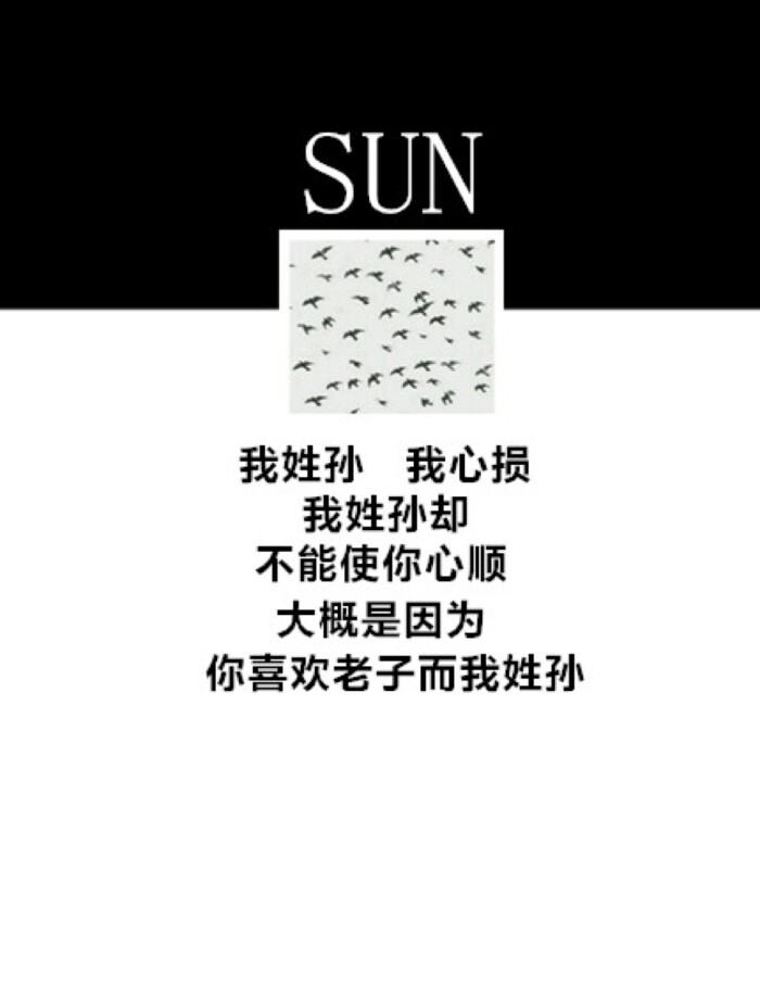 我姓孙 我心损