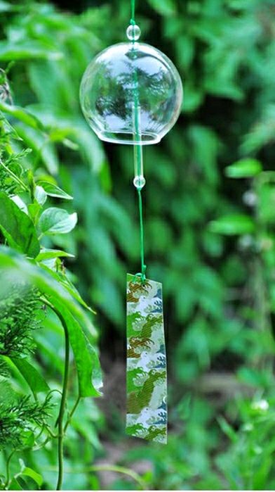 绿色风铃,薄荷叶的夏天like