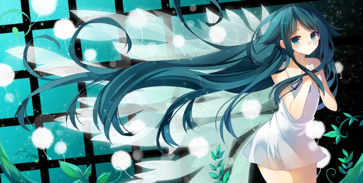 二次元 插画 动漫少女 唯美系 壁纸 miku 初音未来 by捕梦少女 求关注