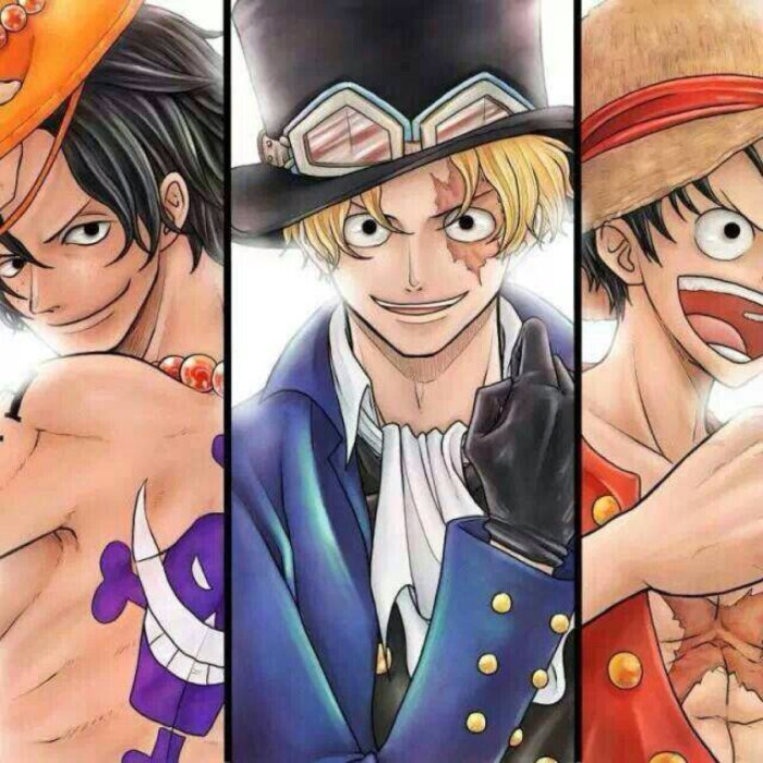 动漫 海贼王 壁纸 onepiece 三兄弟如果你有信念,如果你全心全意的