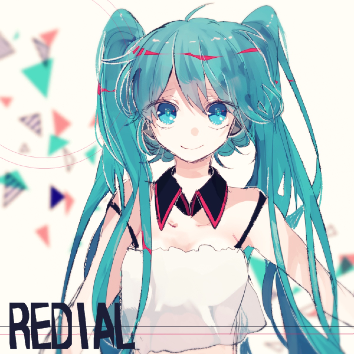 p站画师 二次 动漫 萌 miku 双马尾