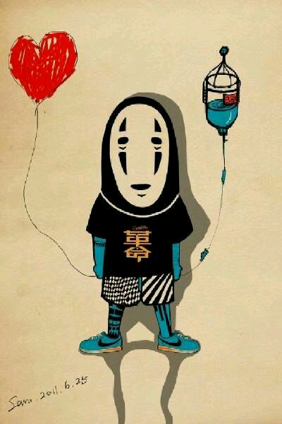 无面男 #宫崎骏