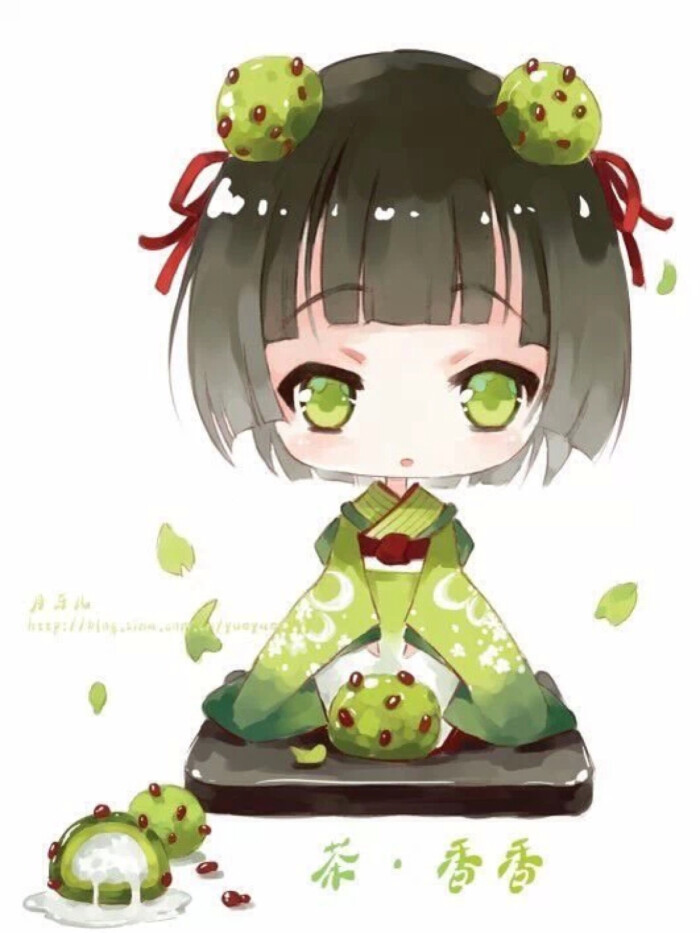 二次元 插画 动漫 萌系 壁纸 美食拟人 by捕梦少女 求关注求深交