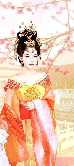 彼岸花.古风,手绘,美人.