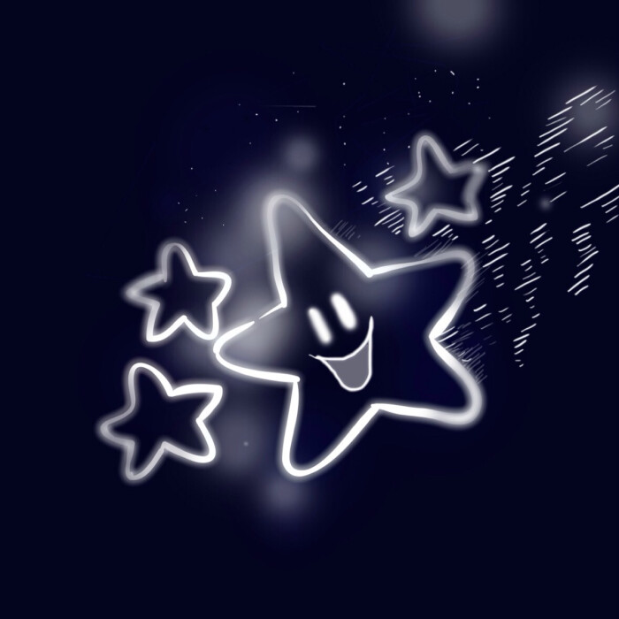 星星头像,夜光发亮的头像
