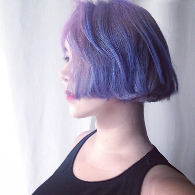发色 蓝紫色