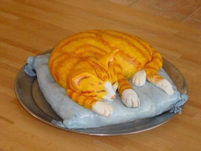 猫咪 翻糖蛋糕