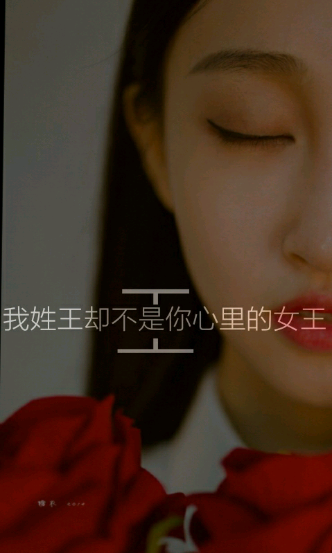 我姓王却不是你心里的女王