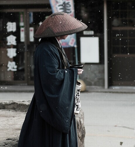 京都风貌---苦行僧