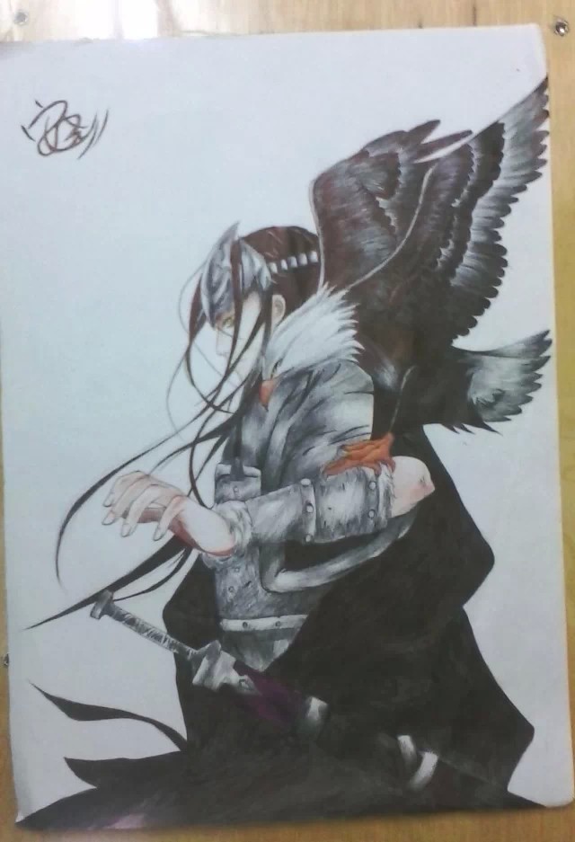 【安尧】圆珠笔手绘,长歌行,阿史那隼