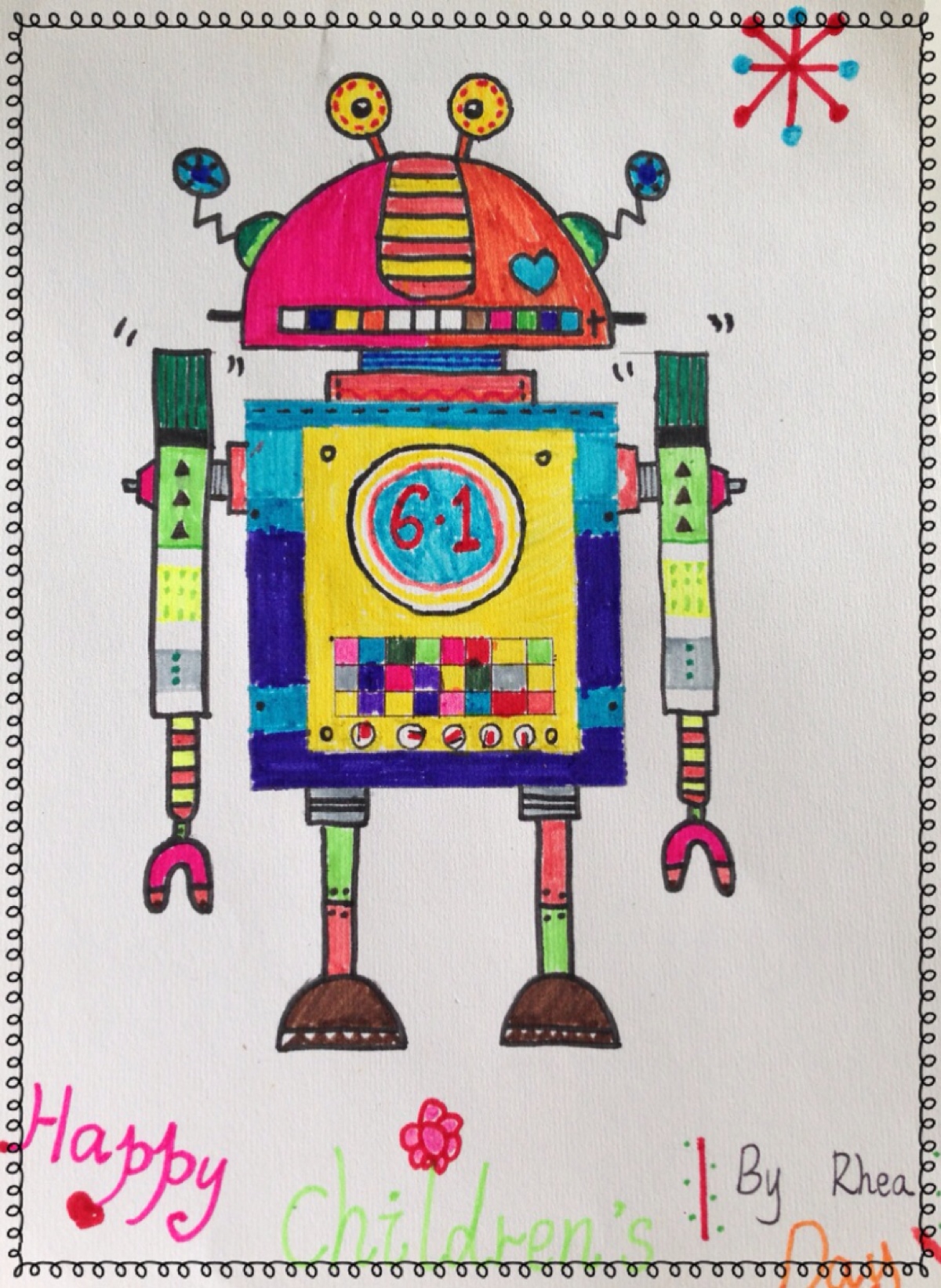 儿童绘画 机器人