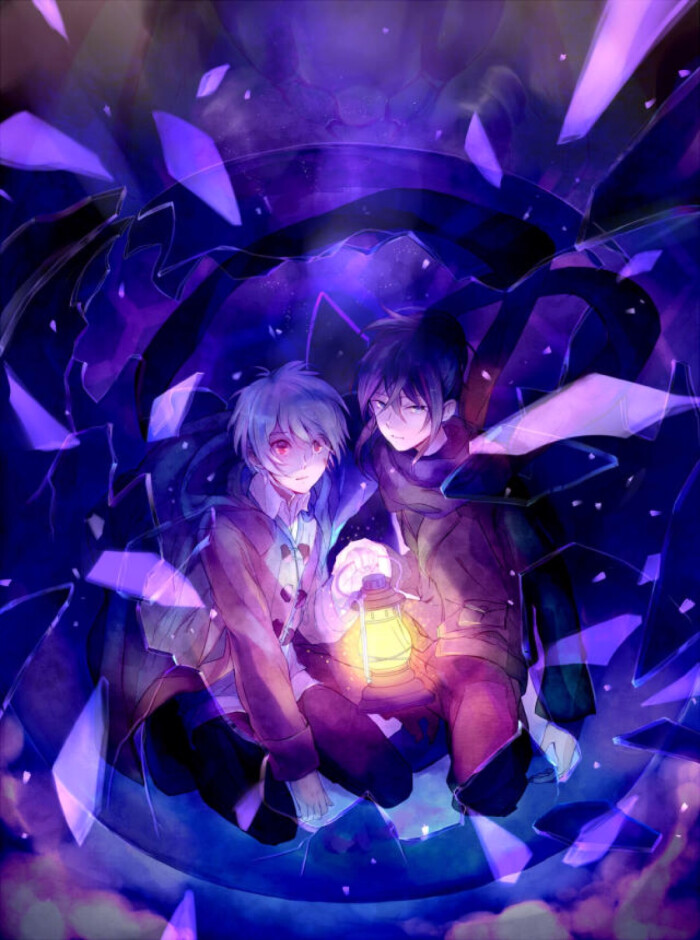 二次元 插画 动漫少年 唯美系 壁纸 #未来都市no.