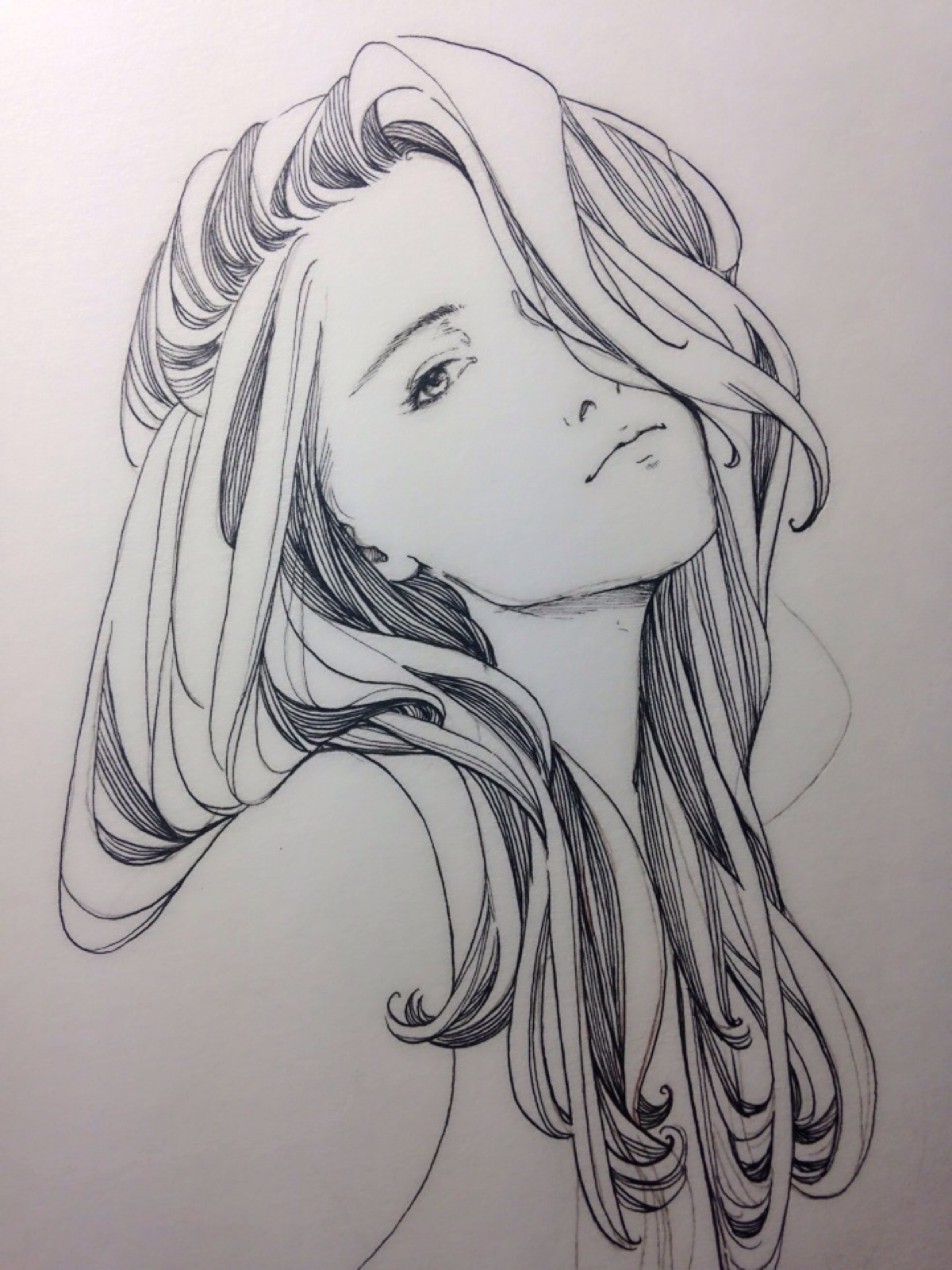 线条,绘画,插画,练习【禧.】