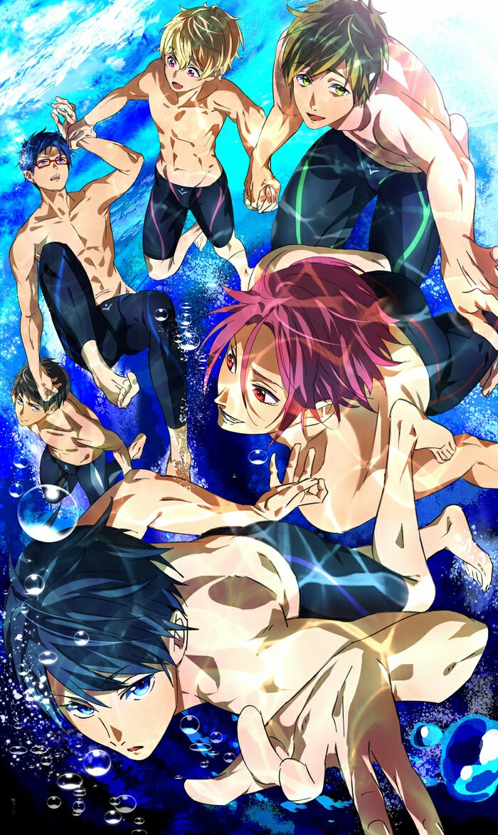 男子游泳部」动漫 插画 pixiv brilliant swim【id=44542467 畵师