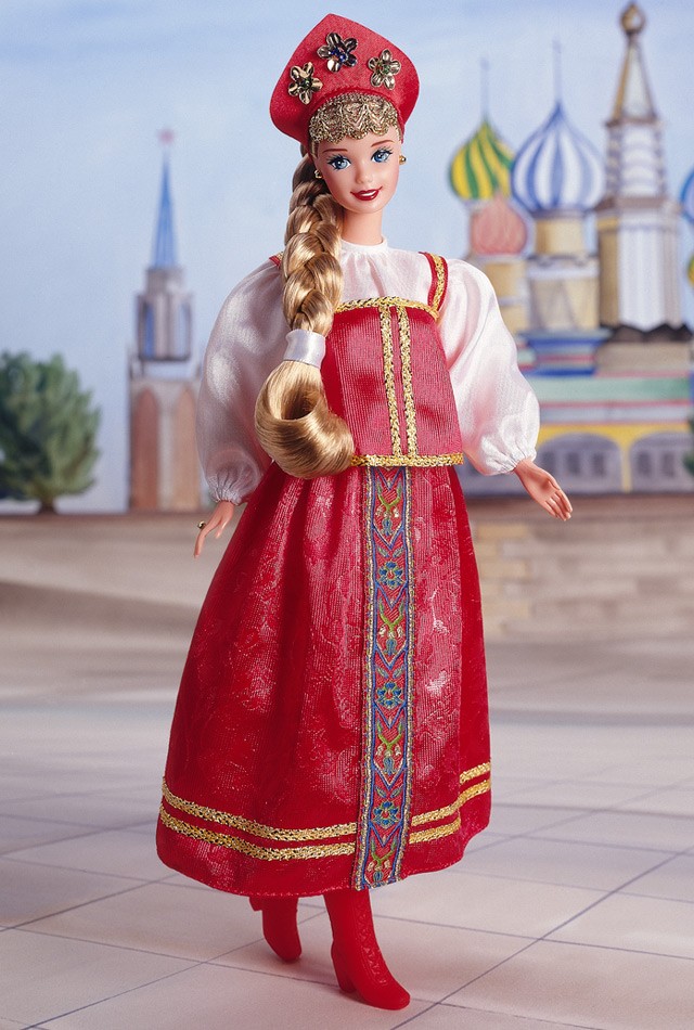 芭比娃娃 1997限量版 russian barbie03 doll 2nd edition 俄罗斯