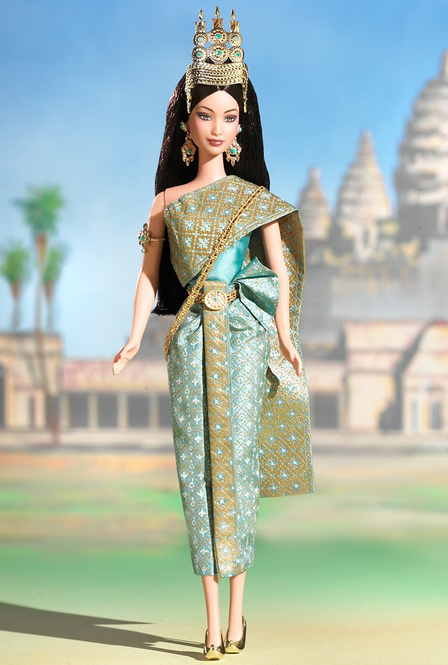 2003限量版 princess of cambodia64 barbie03 doll 柬埔寨公主