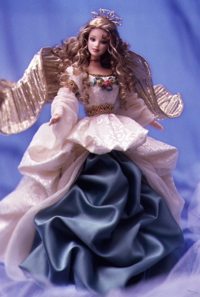 芭比娃娃 1998限量版 angel of joy64 barbie03 doll【价格49.