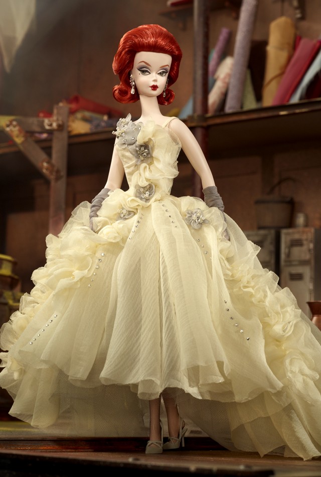 芭比娃娃 2012限量版 gala gown barbie03 doll【价格109.