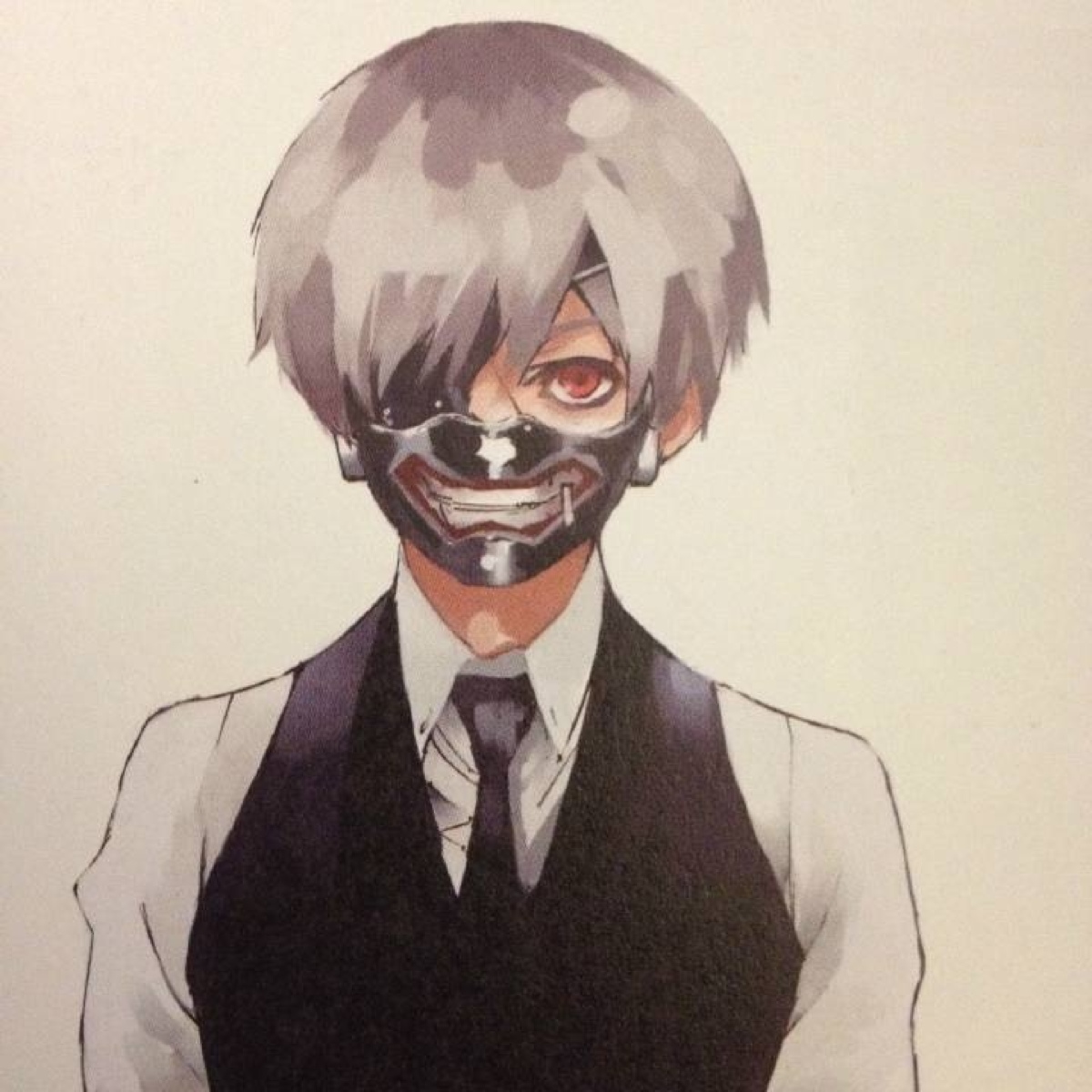 东京食尸鬼 金木研 杂志扫图可做头像 动画漫画 壁纸 手绘 二次元东京