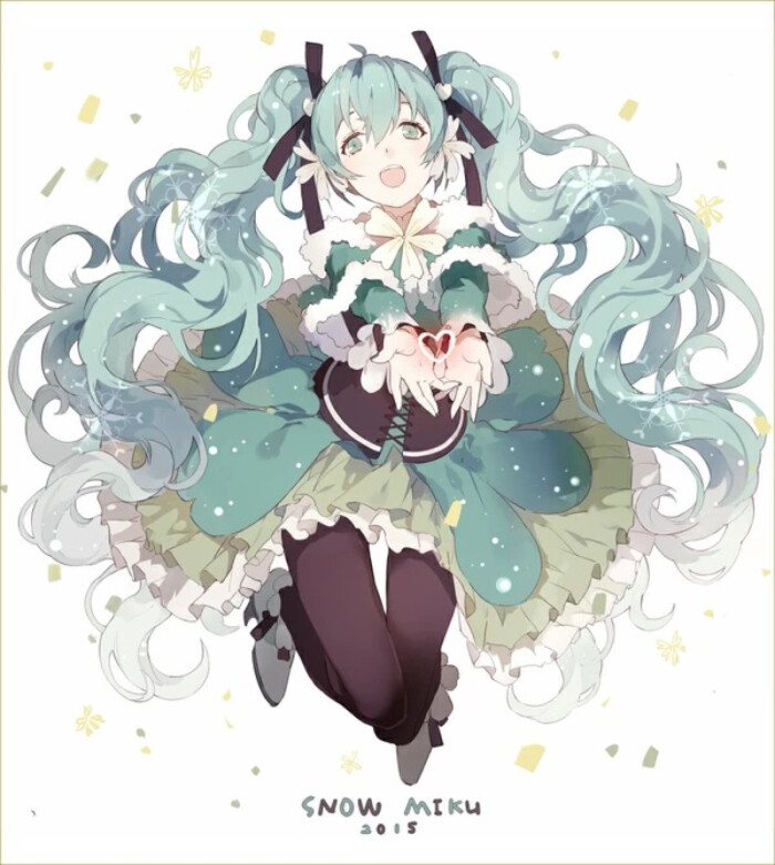 二次元 梦幻 服装 蓝色 紫色 粉色 可爱 水 初音未来 少女 青春 头像