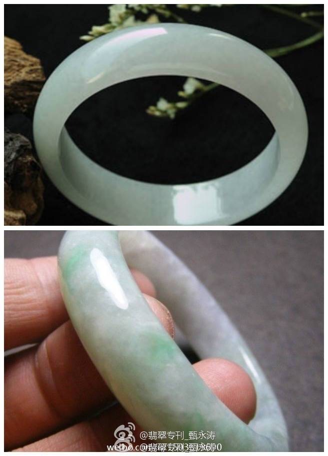糯化种翡翠是继玻璃种和冰种之后的另一个种分,主要特点就是透明度较