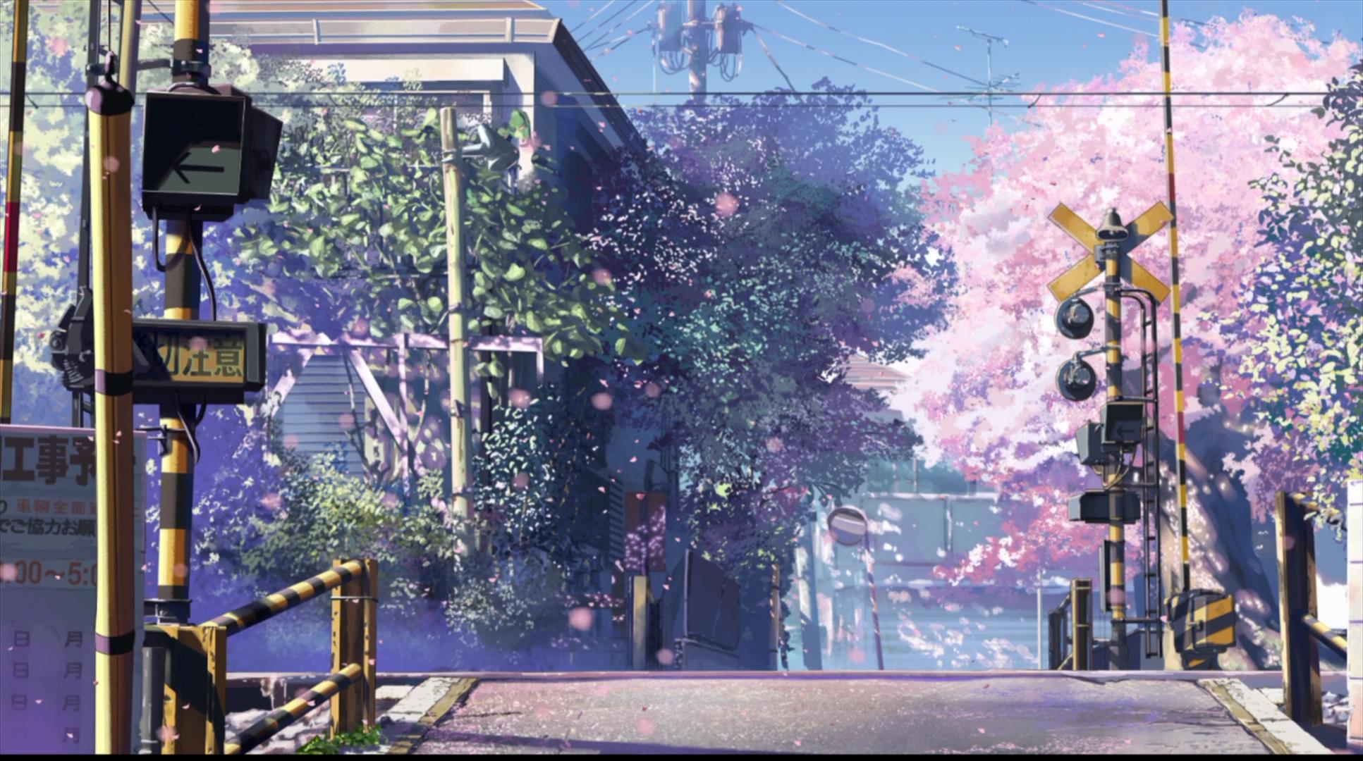 『二次元风景』「花」 sakura pink 秒速五厘米