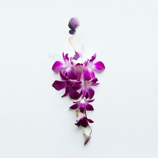 《女人如花》——limzy,花卉插画作品