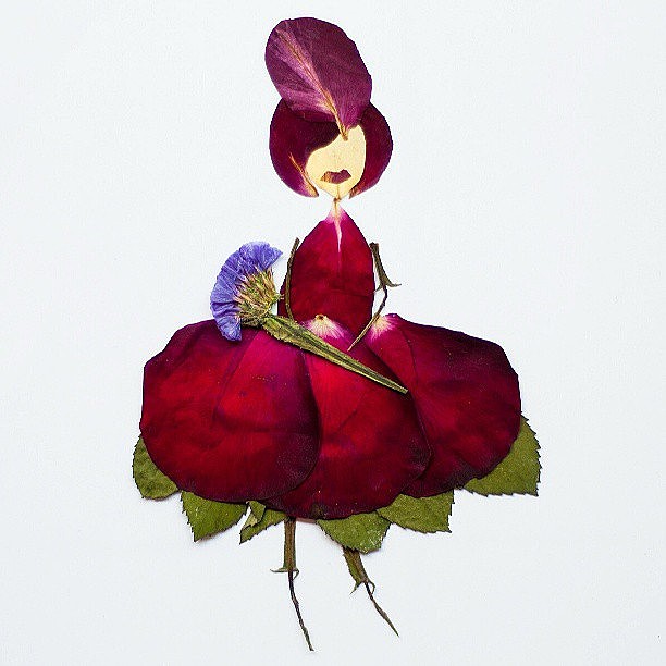 少女系列——《女人如花》——limzy,花卉插画作品