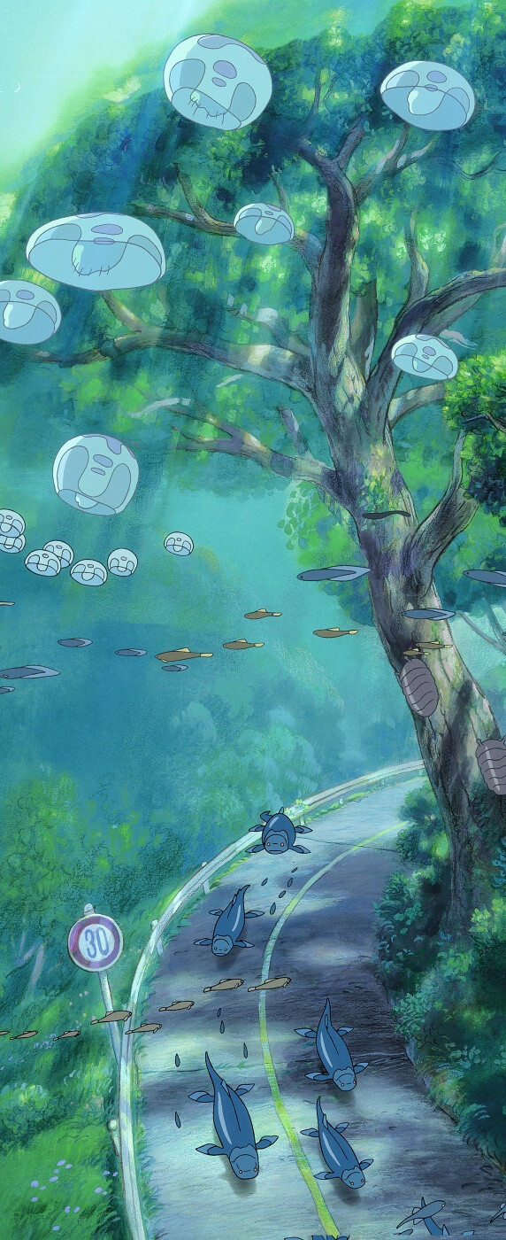 owl宫崎骏悬崖上的金鱼姬场景