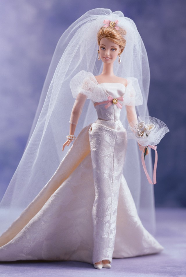 芭比娃娃 2001限量版 sophisticated wedding64 barbie03 doll