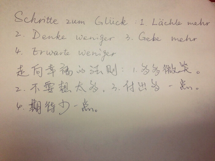 手写文字 中文 德语