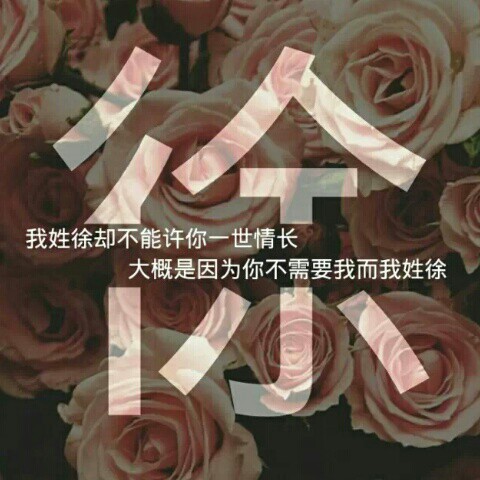 我姓徐 