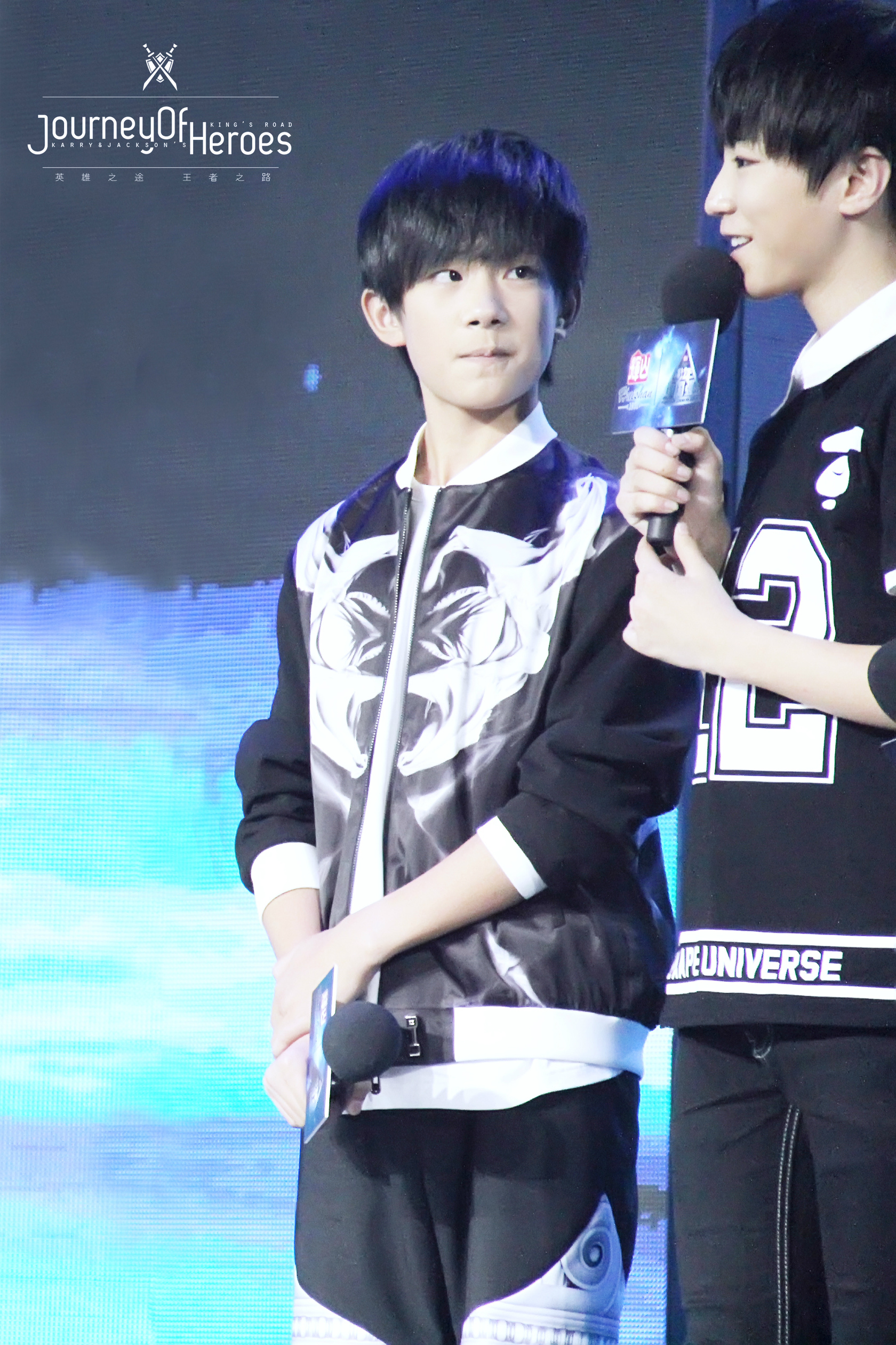 tfboys易烊千玺 王俊凯 cr:logo