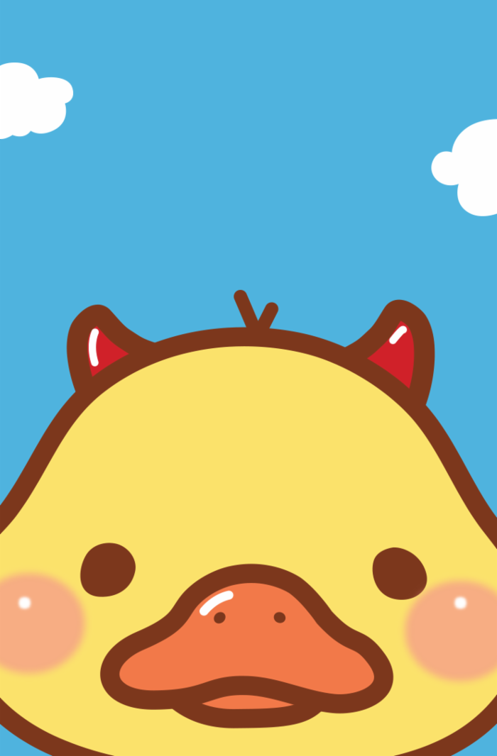 小黄鸡 line 换不完的手机壁纸.