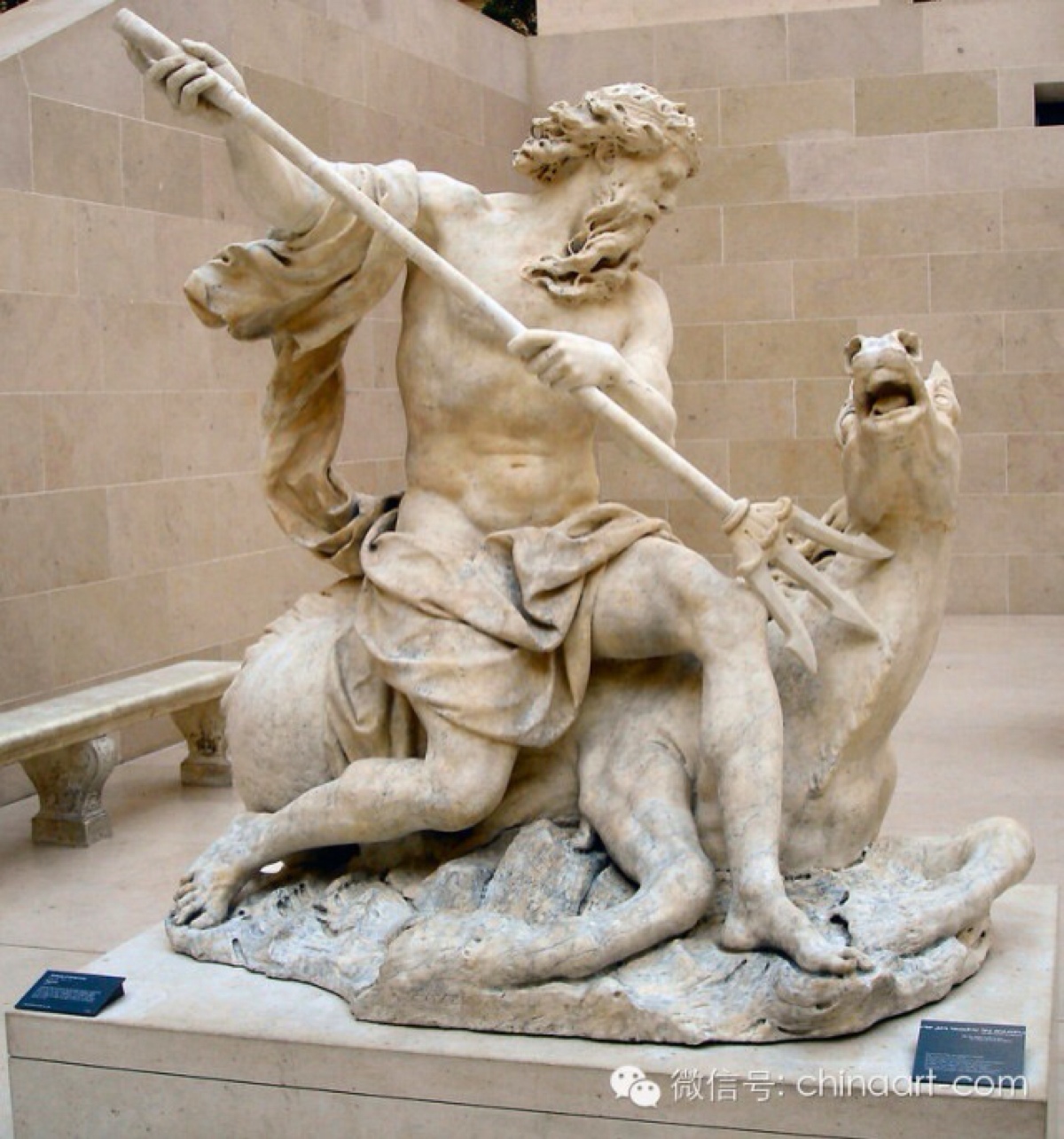 罗马神话里的海王尼普顿,相当于希腊神话里的海王波塞冬.