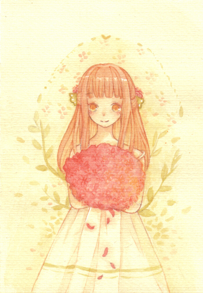 斯礼.捧花少女