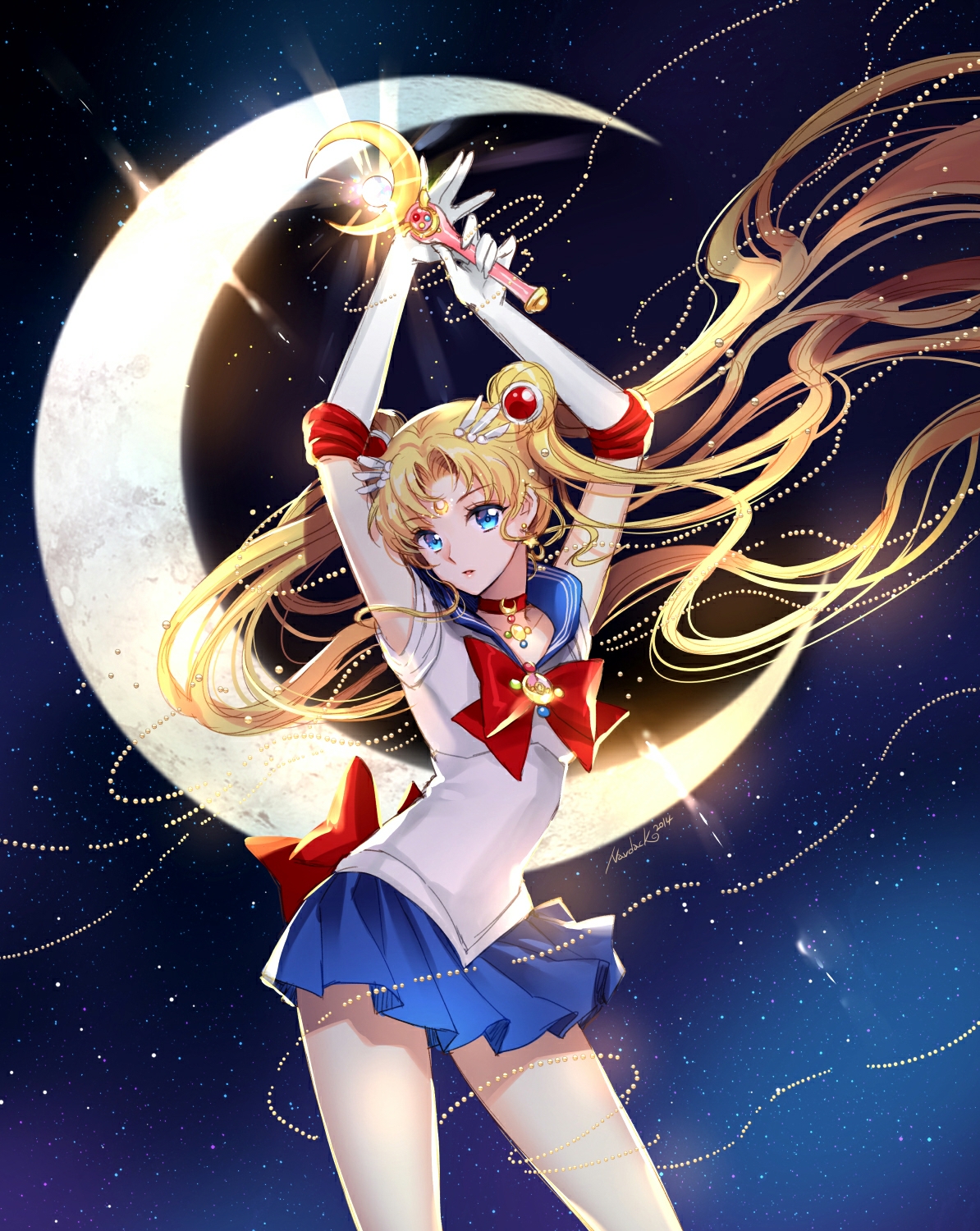 美少女战士唯美画风