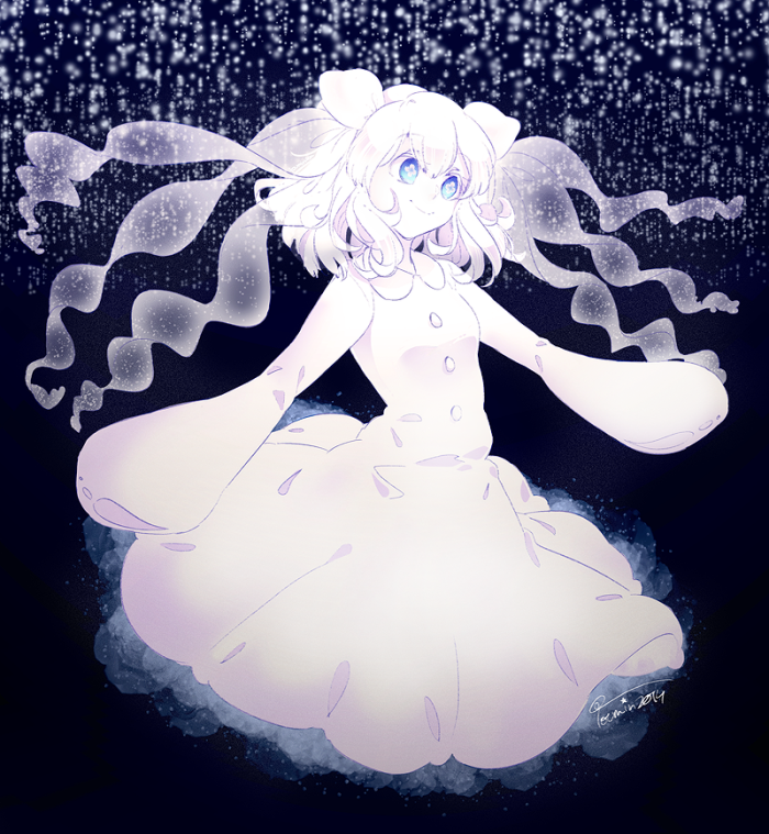 [二次元 少女 人物插画] 原创 手绘 pixiv p站 p站 海底囚人 大海原与