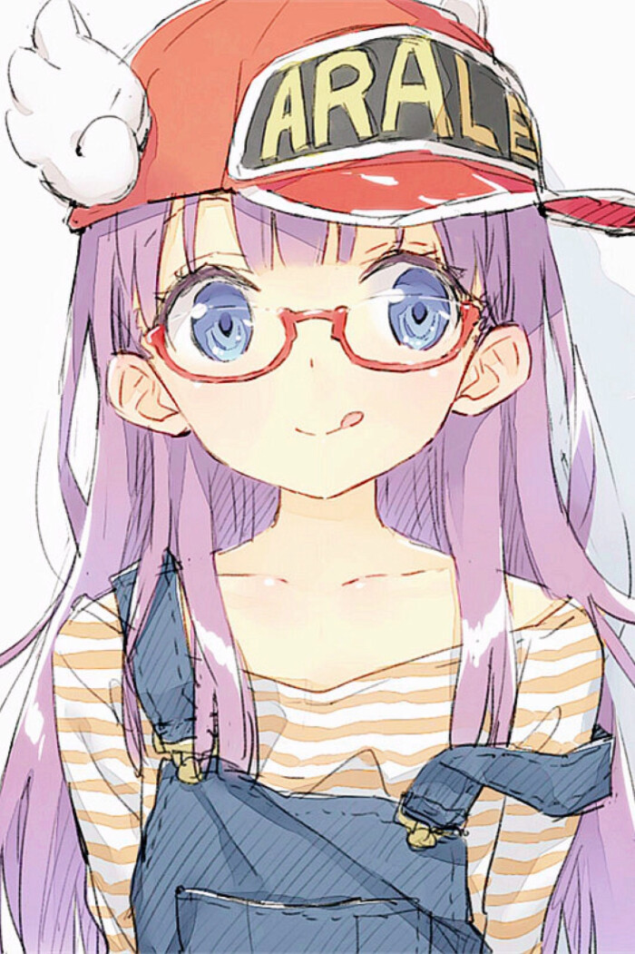 二次元眼镜妹 卡通眼镜娘 动漫戴眼镜的女生,专辑里图片尺寸齐全~!