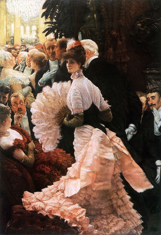 camille 茶花女 油画 james tissot