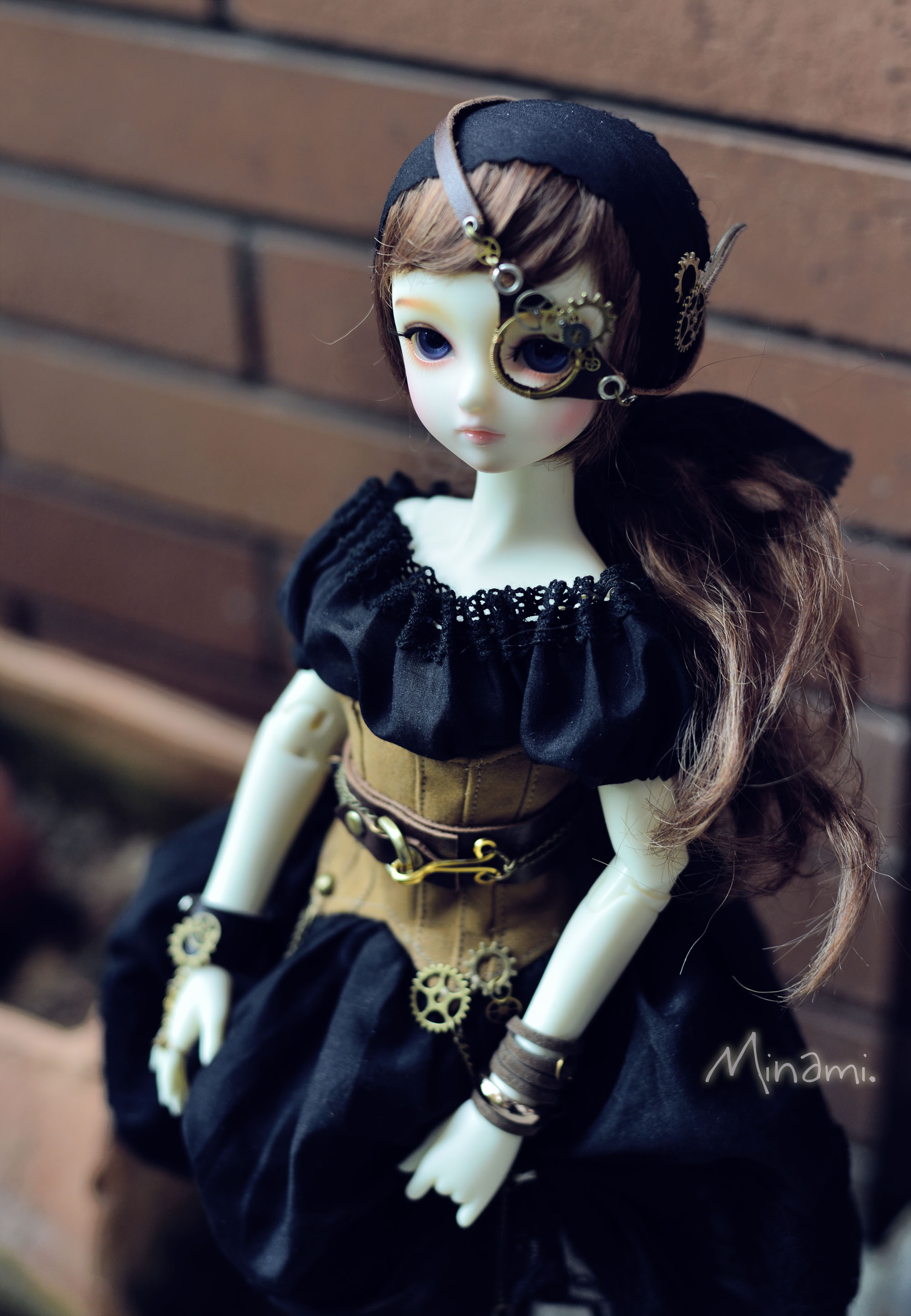 bjd diy 手工 自制娃衣 蒸汽朋克 日本 动漫 sd娃娃 玩具 人偶 手伴