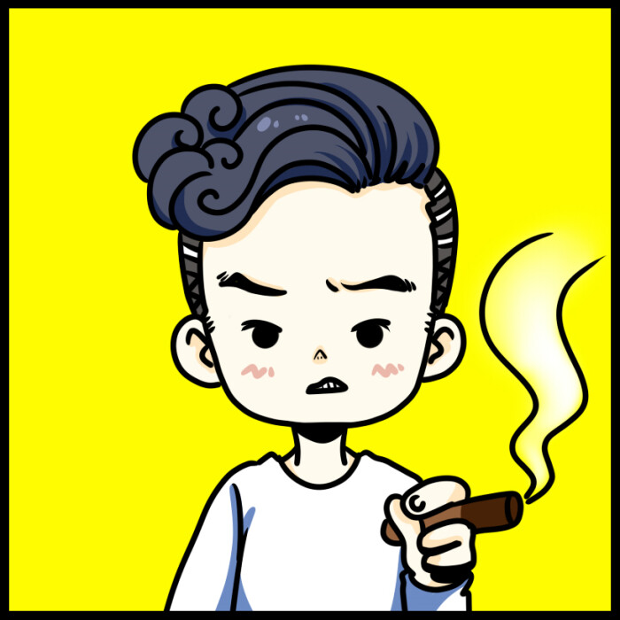 头像 吸烟男