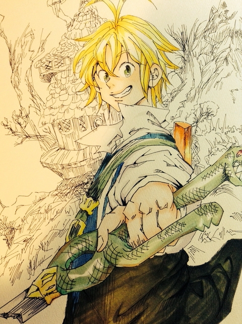 七大罪(七原罪) 梅利奥达斯(meliodas)——愤怒之罪 (dragon"s sin of