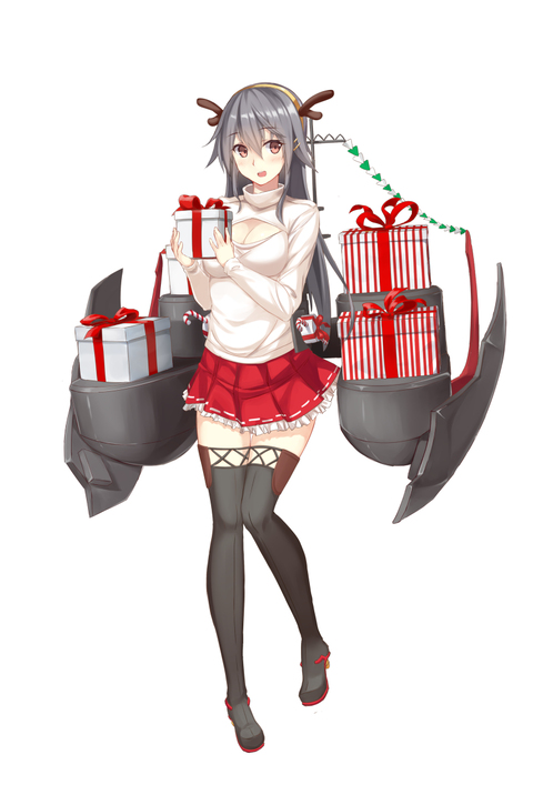 merry christmas 圣诞 动漫 p站 少女 舰娘