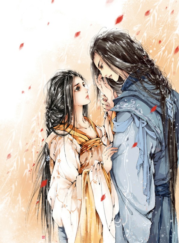 待我长发及腰,将军归来可好?此身君子意逍遥,怎料山河萧萧.
