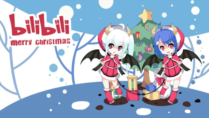 merry christmas 圣诞 动漫 少女 p站 bilibili 2233