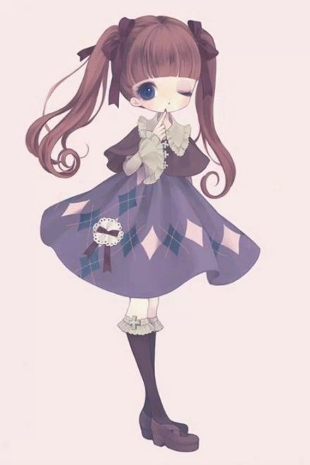 萌妹纸,q版,卡哇伊,动漫,二次元,插图,头像,唯美,壁纸,意境