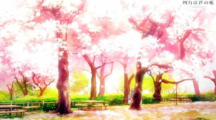 二次元风景 四月是你的谎言