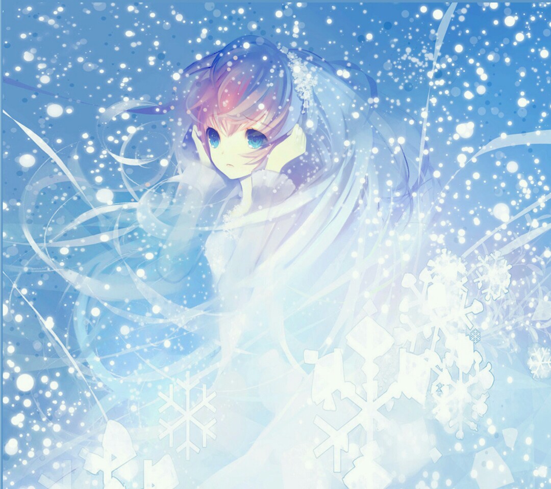 雪花少女壁纸o(≥v≤)o