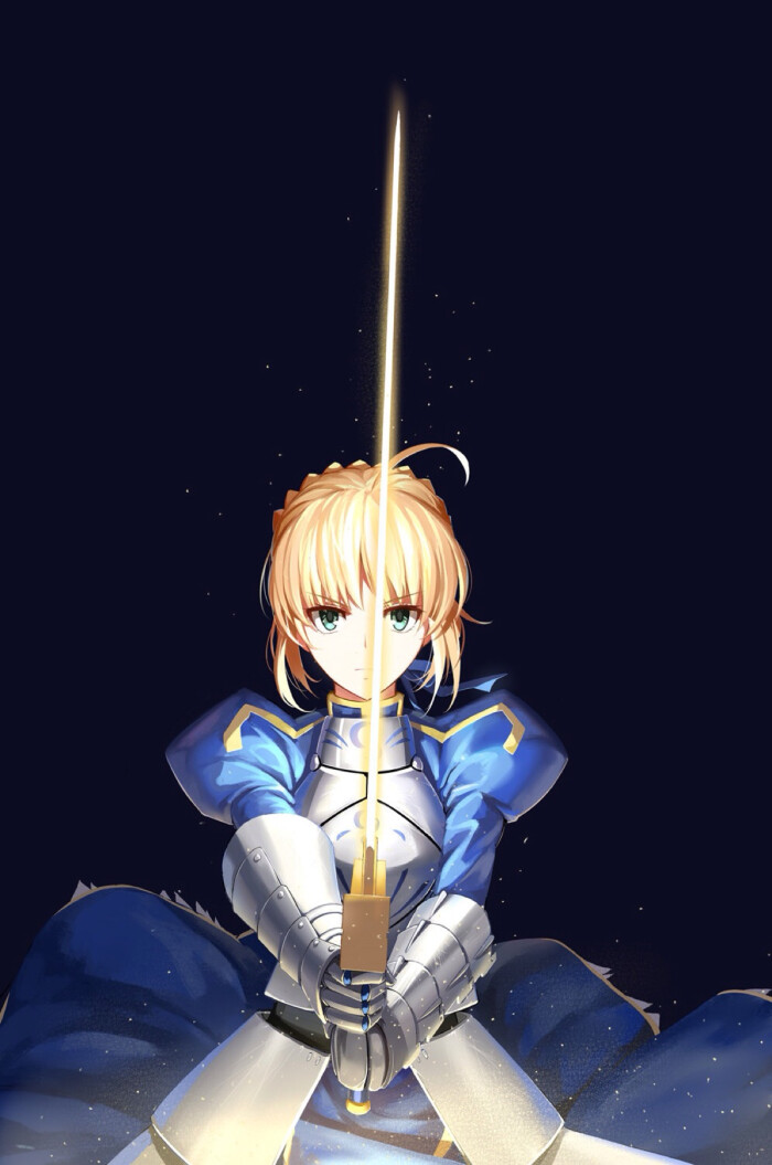 插画 动漫 二次元 cg p站 pixiv fate saber 骑士王